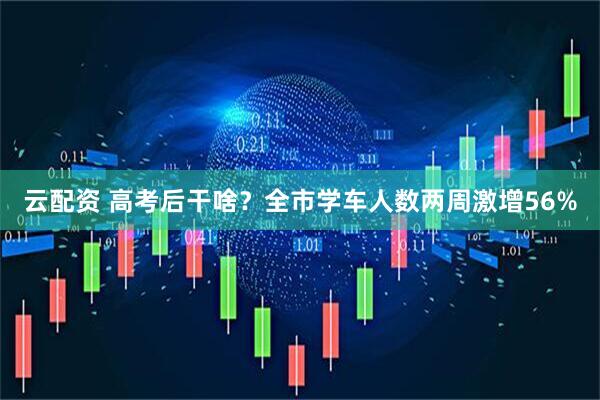 云配资 高考后干啥？全市学车人数两周激增56%