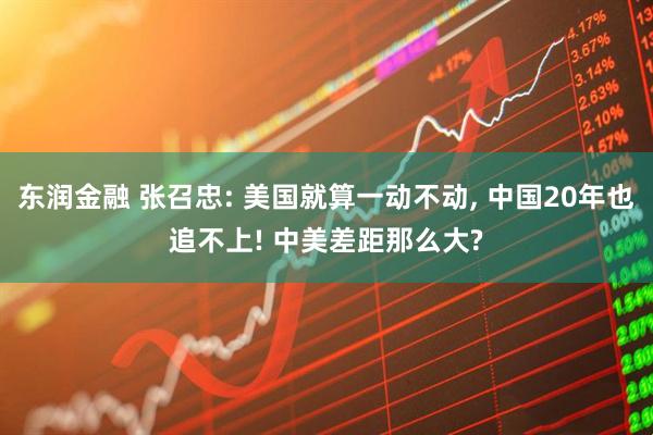东润金融 张召忠: 美国就算一动不动, 中国20年也追不上! 中美差距那么大?